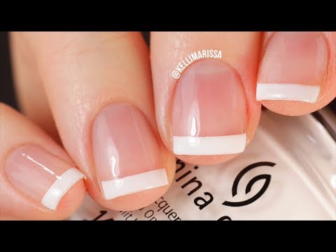 The EASIEST French Manicure Nail Tutorial Ever (No Special Tools Needed!) || KELLI MARISSA