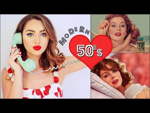 Recreating CLASSIC 50&#039;s Makeup &amp; Hair Tutorial | Vintage Beauty