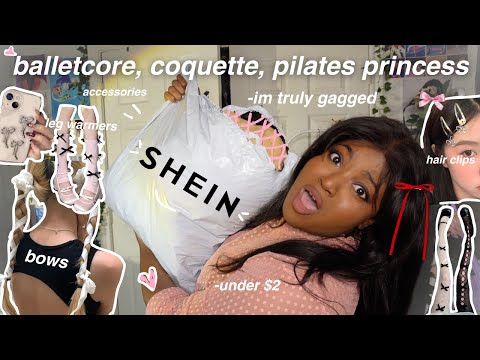 ౨ৎ buying the TRENDIEST balletcore 🩰🎀 ෆ coquette accessories from SHEIN