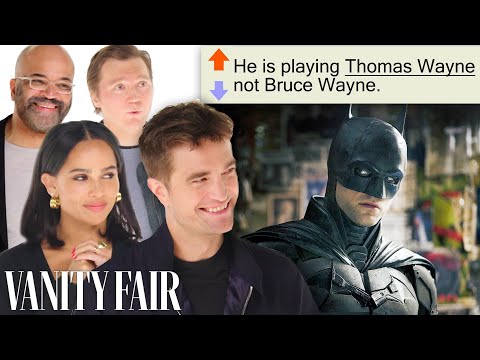 &#039;The Batman&#039; Fan Theories with Rob Pattinson, Zoë Kravitz, Paul Dano &amp; Jeffrey Wright | Vanity Fair