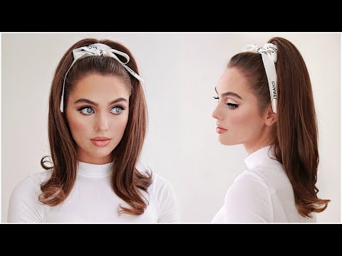 My 5 Minute Perky High Ponytail Tutorial! jackie wyers vintage hairstyles