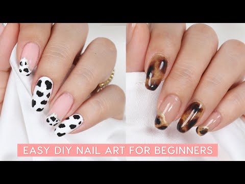 Easy DIY Nail Art For Beginners - Animal Print