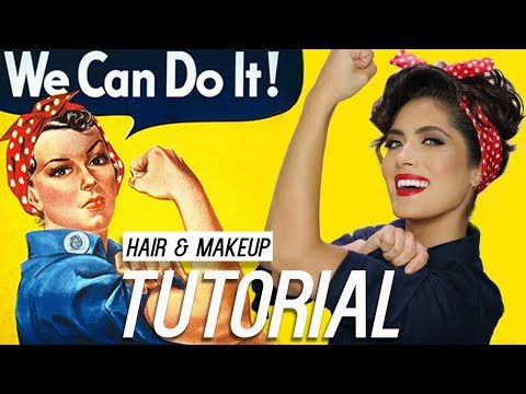 Rosie the Riveter Hair and Makeup Tutorial | Melissa Alatorre