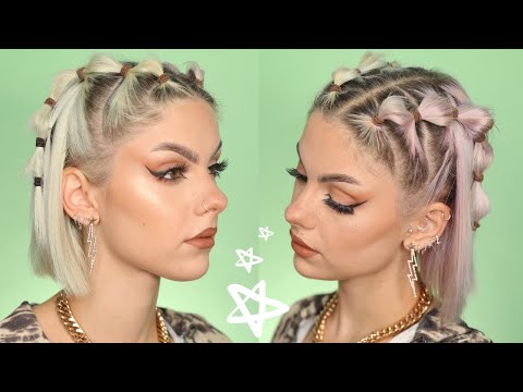 BUBBLE BRAID TUTORIAL on Short Hair