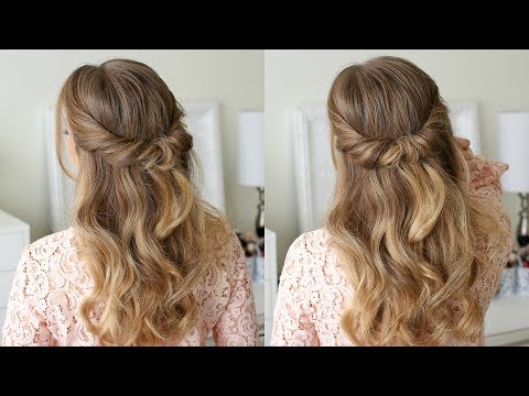 Looped Half Updo | Missy Sue