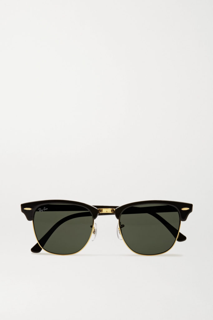 Black Clubmaster sunglasses