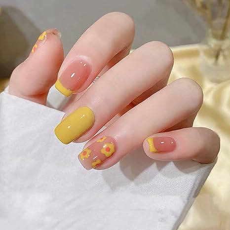 Sunflower nails