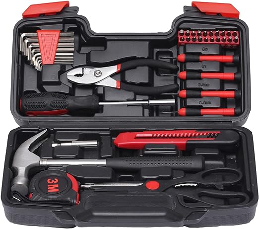 Tool Set in Toolbox Storage Case