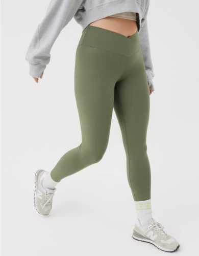 Aerie Leggings in sage green