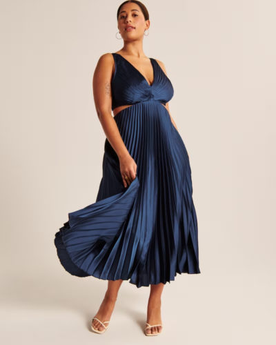 AF Pleated Maxi Dress