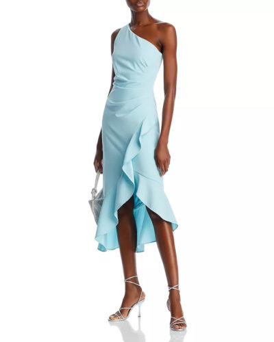 Bloomingdale's Blue Flutter Dress