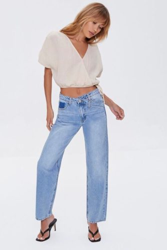 Best Forever 21 finds: Crisscross Waistband 90s Jeans