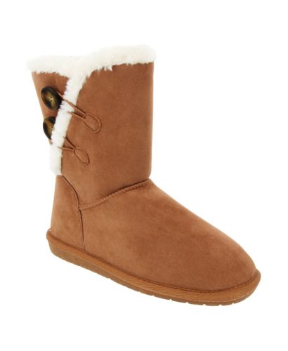 Cozy Brown Winter Boots with Shearling Lining - cheap fall boots