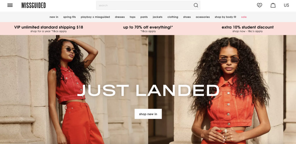 Best stores for fashion on a budget: Cheap shopping sites. Missguided - cheap online clothing stores