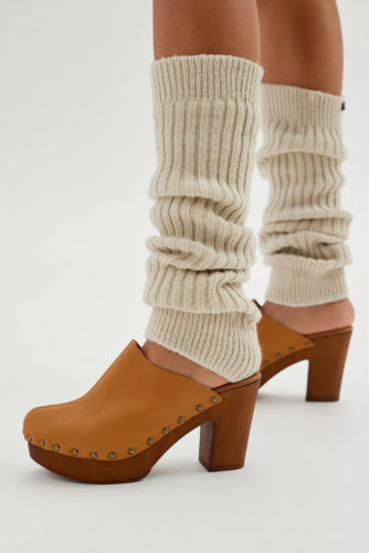 UO Wooden Heel Clogs