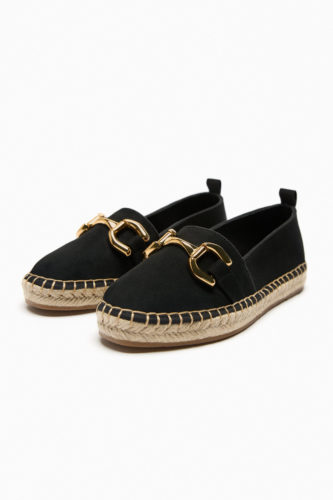 Zara Metal Embellished Espadrilles