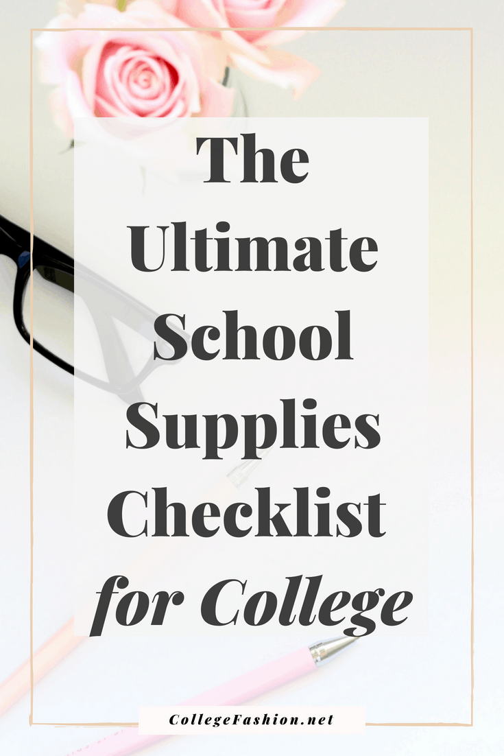 College checklist: Ultimate college school supplies checklist, here's what you actually need to bring to college