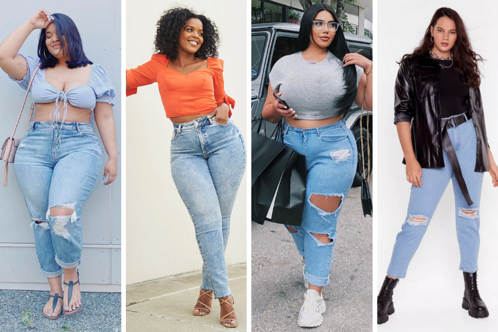 Plus Size Mom Jeans Outfits