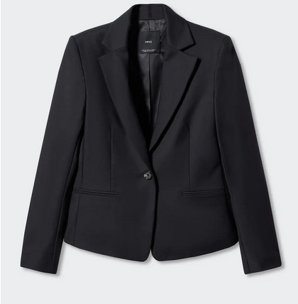 black mango blazer