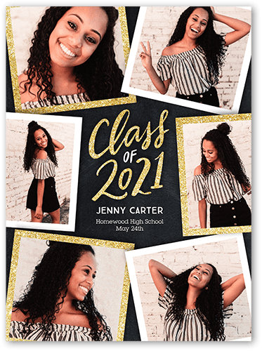 Sparkle graduation announcement